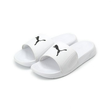 PUMA SOFTRIDE TEAMCAT 運動拖鞋 白 402875-02 男鞋