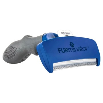 FURminator 美國專利去毛梳 適用於毛髮長度2吋以下的大型犬  Blue  1支