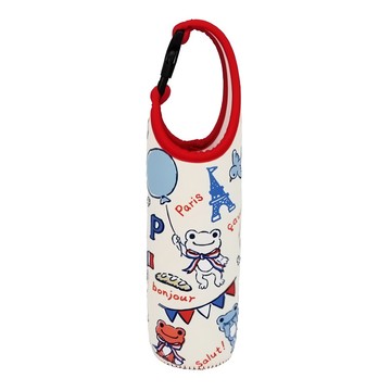 巴黎寵物水壺套  青蛙 米白色  1個