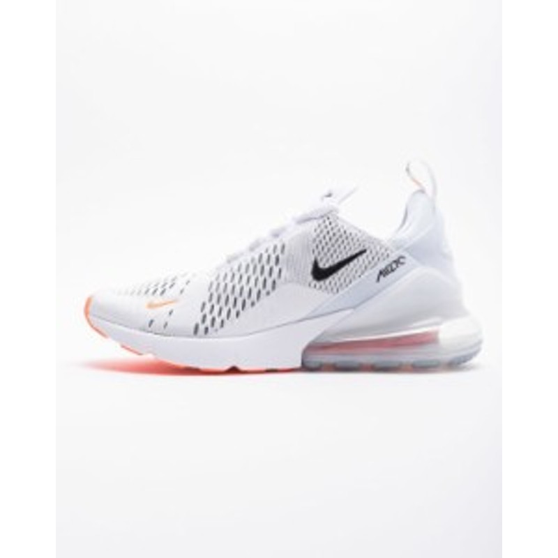 air max 270 white black total orange