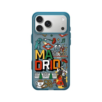 iPhone 17 Pro Max Clear (相機按鈕) 夜幕藍 - City Collection 城市系列 - 馬德里