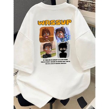 NOAH WASSUP重磅280克短袖T恤男2025年新款美式復古潮牌純棉半袖