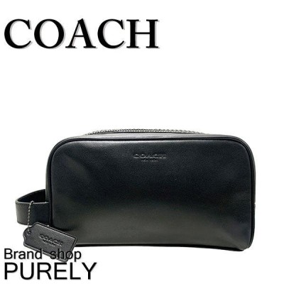 コーチ ポーチ メンズ COACH セカンドバッグ レザー スモール