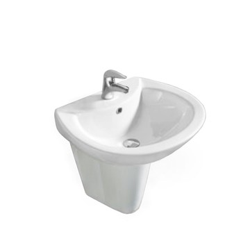 KARAT 單孔短柱盆