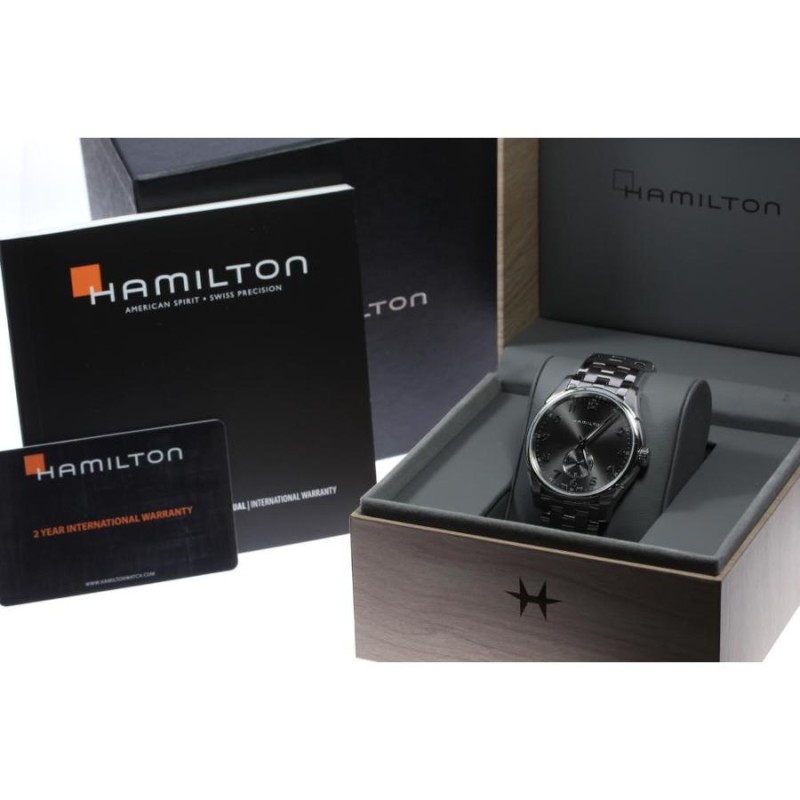 HAMILTON ジャズマスタースモールセコンドグレークォーツ稼働品
