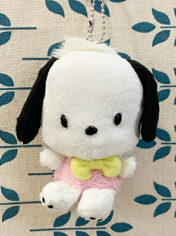 【震撼精品百貨】Pochacco 帕帢狗 三麗鷗造型玩偶絨毛-黃領結*56864 震撼日式精品百貨