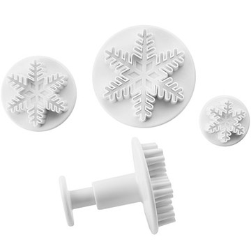 《IBILI》Sweet餅乾推壓模3件-雪花-- 翻糖器具 烘焙用品