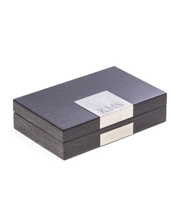 Men's Personalized Wooden Valet Box