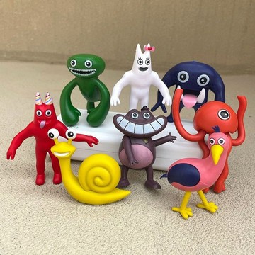 【臺灣出貨】班班幼兒園恐怖怪物斑斑手辦游戲周邊8公仔玩偶模型擺件盲盒禮物