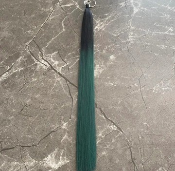 黑綠色 髮圈 髮束造型駁髮