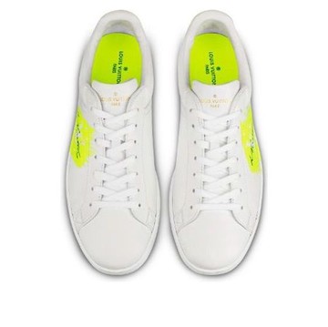 LOUIS VUITTON Luxembourg Sneakers 'White Neon Yellow'