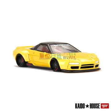 『 單位日貨 』MINI GT 1/64 X Honda NSX Kaido Works V1 黃 #108
