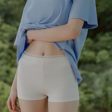 CC.DAILY-蕾絲拼接腰頭安全褲(二色)-女【J2CO130】