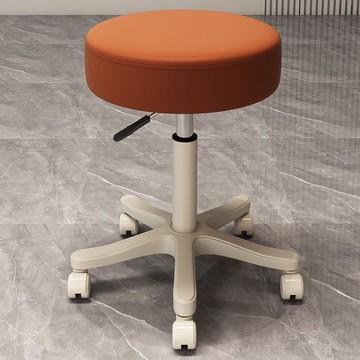 免運 開立發票 不鏽鋼滑輪凳 旋轉凳吧臺椅酒吧椅靠背椅子吧椅圓凳子轉椅升降美容凳凳子理發店椅子