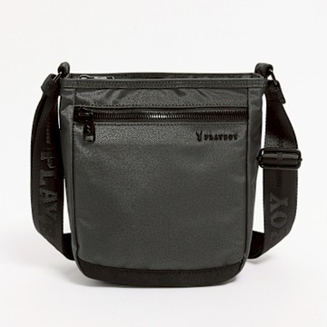 PLAYBOY - 下沉式斜背包  Almighty系列 - 灰色