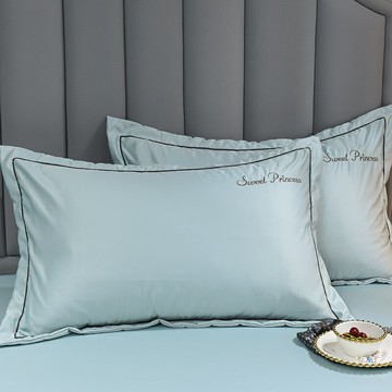 枕頭套 冰絲枕套一對裝夏涼席枕頭套枕芯外套夏天ins北歐風雙人夏季家用