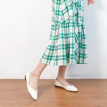 PRE-ORDER SPUR 平頭平底鞋 MS9038 IVORY