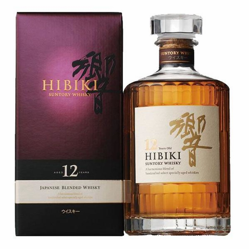 サントリー 響12年 旧ラベル ウイスキー 700ml 43％ 箱有 未開栓 □□【