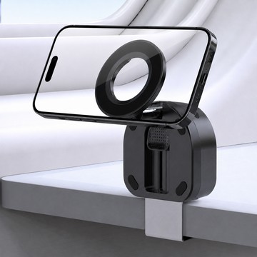 【強！旅遊神器！】磁機手機支架 Magsafe720度旋轉 折疊便攜收納 搭飛機/出國/高鐵/出差必備 追劇推薦
