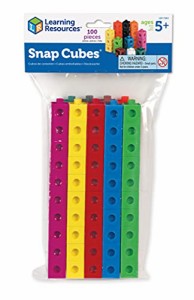 知育玩具 パズル ブロック Learning Resources Snap Cubes 100 Pieces