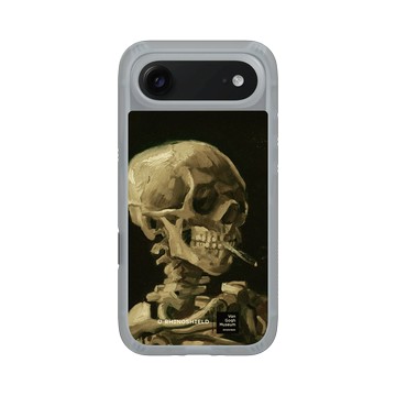 iPhone Air AirX 流變灰 - Van Gogh Museum - Crâne de squelette fumant une cigarette