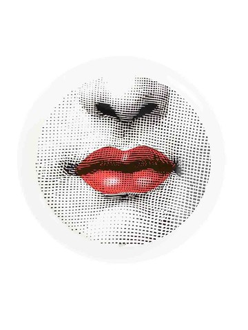 Fornasetti - Bocca tray - unisex - Metal (Other) - One Size - White