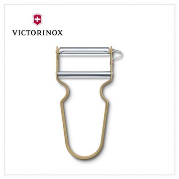 VICTORINOX 瑞士維氏 REX Peeler金屬削皮器/腰果金 6.0900.81