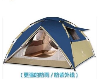全自動帳篷戶外3-4人雙人家庭二室一廳露營野外野營HRYC五一特惠