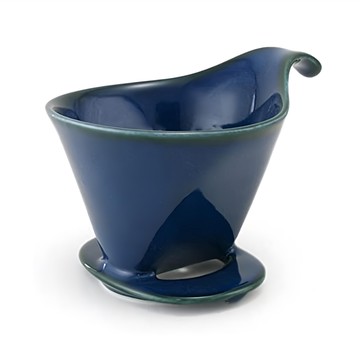 ZERO JAPAN 典藏陶瓷咖啡漏斗 (大) 牛仔藍 日本製  咖啡漏斗  1個