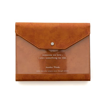 Funnymade 類比6孔萬年日誌A5 + 原子筆套組  灰棕色  A5  1組