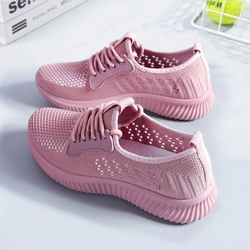 春夏季老北京布鞋女網鞋平底透氣新款休閑運動鞋女軟底防滑媽媽鞋