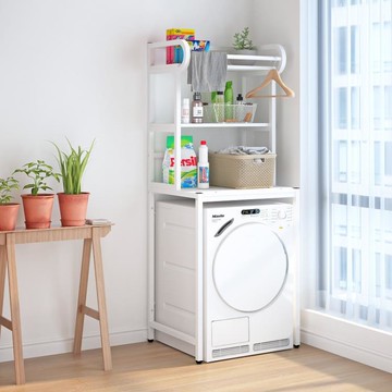 洗衣機置物架落地滾筒上方架子衛生間馬桶儲物架陽台收納洗衣機架 雙11全館免運