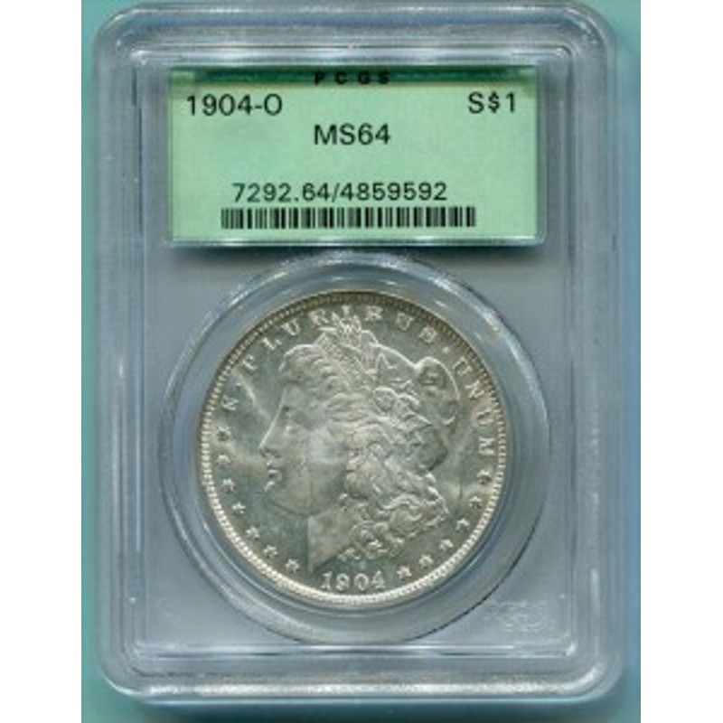 品質保証書付】 アンティークコイン NGC PCGS 1904年-O モーガン