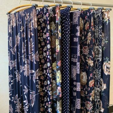 🔥優選好物🔥冰絲彈力加肥加大中老年寬鬆薄款高彈高腰純棉薄長褲 春夏女薄棉居家長褲 阿嬤褲 薄棉媽媽 文進 碎花睡褲