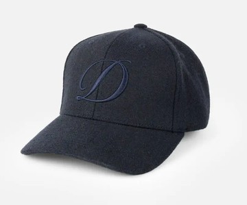DFullFitCap-HerringboneNavy