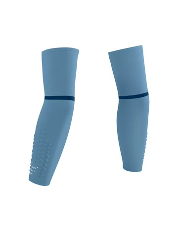 《Compressport 瑞士》超輕量袖套 (丹寧藍白 )