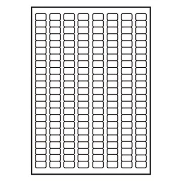 鶴屋 A4三用電腦標籤 B1222 22 x 12mm 119號  184格  105張