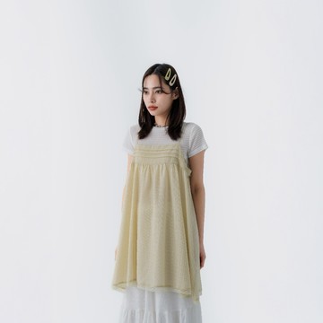 QUEENSHOP_S 女裝 打褶下擺蕾絲設計細肩罩衫背心 三色售 現+預 【01099607】