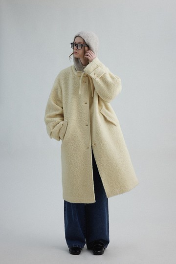 北歐週末 羊毛包裹感新年大衣