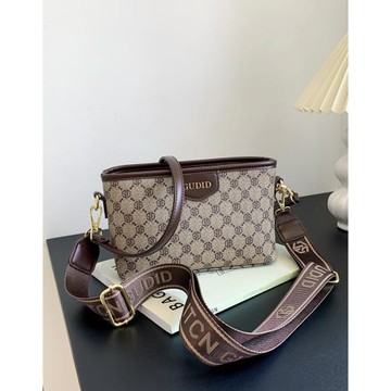 2025新款印花女包大容量小方包通勤時尚單肩包韓版小眾ins斜挎包