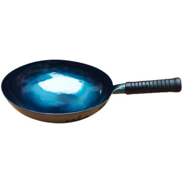 章丘鐵鍋官方旗艦純手工鍛打老式鏡面圓底家用炒菜鍋無涂層不粘鍋 免運速發