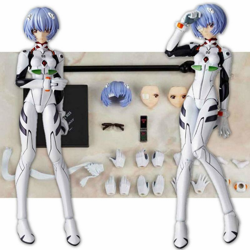 フロイラインリボルテック No.019 綾波レイ Ver.2.0 ヱヴァンゲリヲン新劇場版:破 1/10 完成品 可動フィギュア 海洋堂 フロイラインリボルテック 綾波レイ Ver.2.0 (完成品) - ホビー