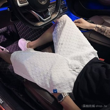 🎇可開發票✨短褲男潮牌格子薄款設計感小衆大褲衩ins高街潮流外穿休閒五分褲#免運