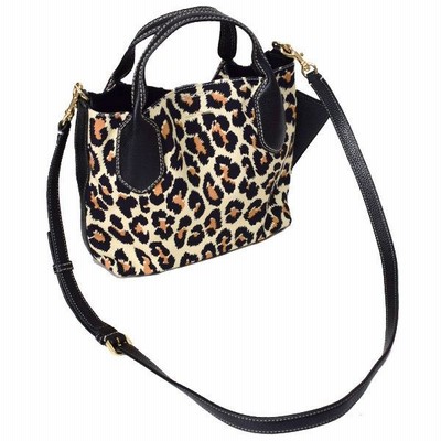 マークジェイコブス バッグ MARC JACOBS コットン レザー ヒョウ