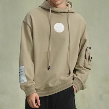 PALLADIUM 黑卡其雙色工裝帽T 108845