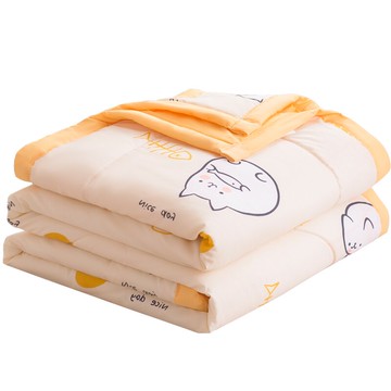 水洗棉空調被夏涼被雙人夏季薄款被子兒童單人春秋夏天夏被可機洗