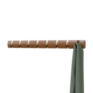 《Umbra》Flip壁掛式8格掛勾收納架-松木棕-- 壁掛掛勾 牆壁掛勾