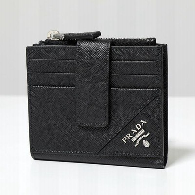 PRADA プラダ 二つ折り財布 2MC066 QME メンズ サフィアーノレザー