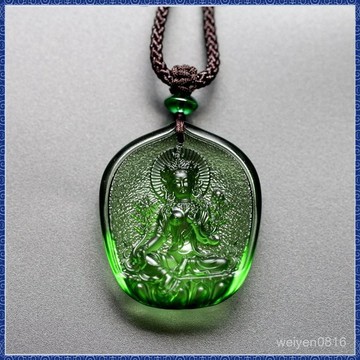 武德宫過爐開光🙏5月初更新-廠家直銷吊墜綠度母聖救度佛母法會佛牌項鍊白度母結緣佛像掛件 免運 熱銷 師傅推薦