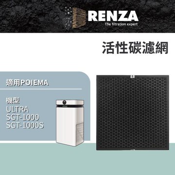 適用 POIEMA ULTRA SGT-1000 SGT-1000S 空氣清淨機 活性碳濾網 濾芯 濾心